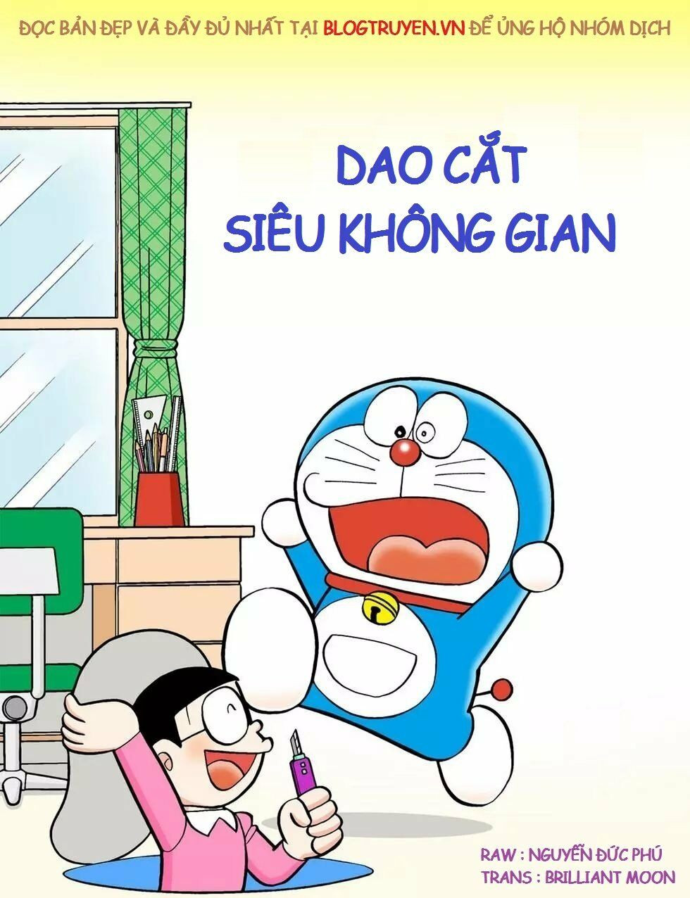 Truyện ngắn Doraemon mới nhất: Chapter 10: Dao cắt siêu không gian
