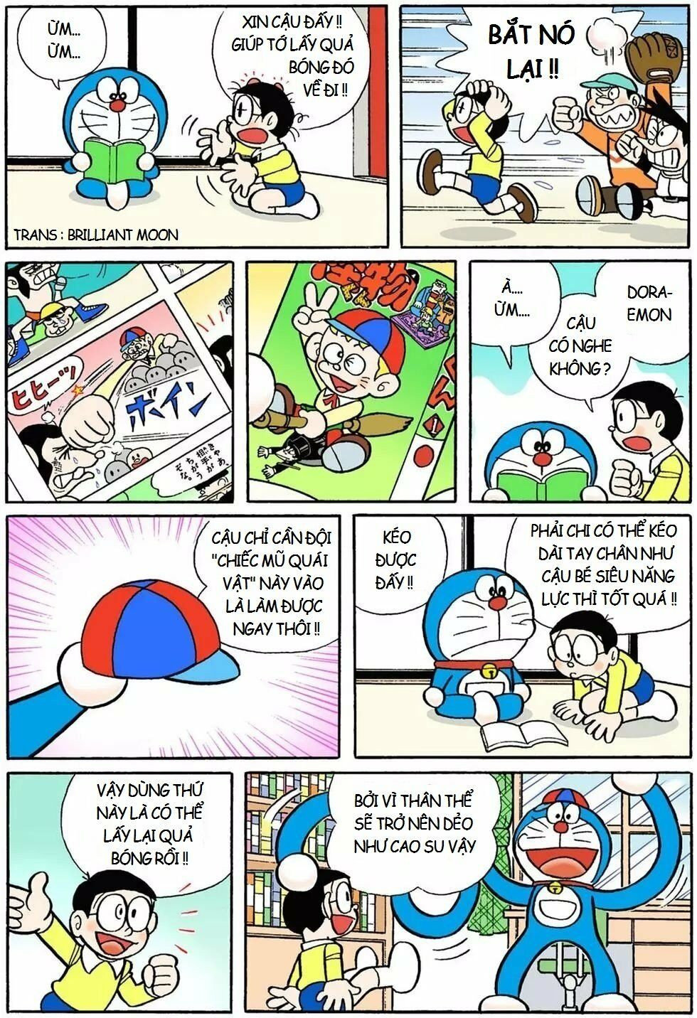 Truyện ngắn Doraemon mới nhất: Chapter 8: Chiếc mũ quái vật